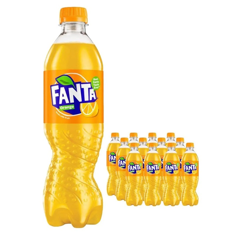 Fanta Orange Plastic Bottle Multipack, 12 x 500 ml