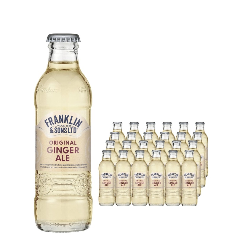 Franklin & Sons Ginger Ale Multipack, 24 x 200 ml