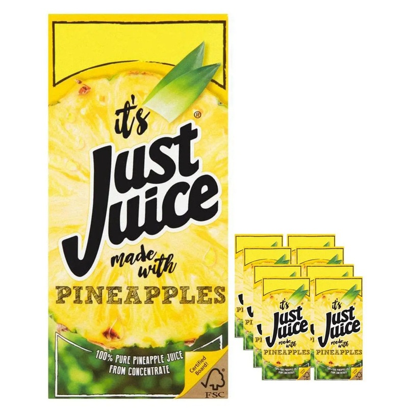 Just Juice Pineapple Multipack, 8 x 1 L