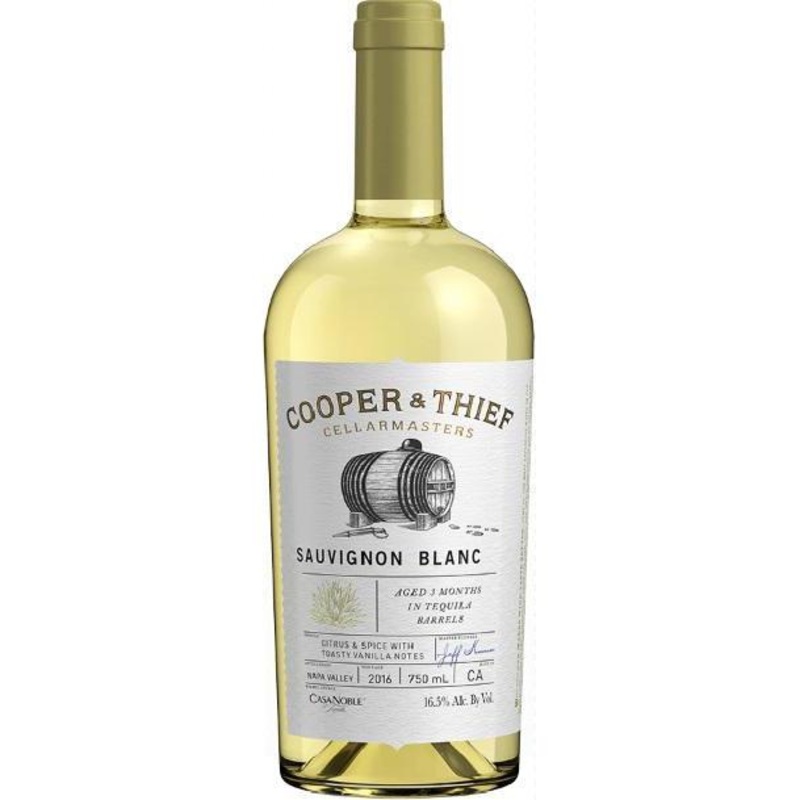 Cooper & Thief Sauvignon Blanc Aged in Tequila Barrels 2017 750ml