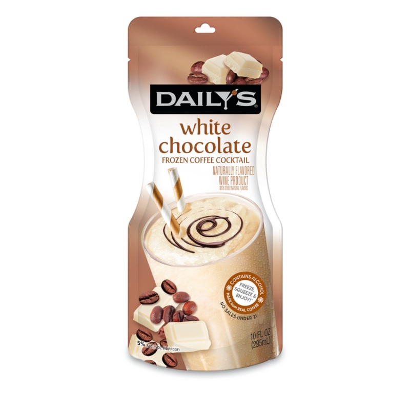 DAILYS RTD WHITE CHOC POUCH 24P