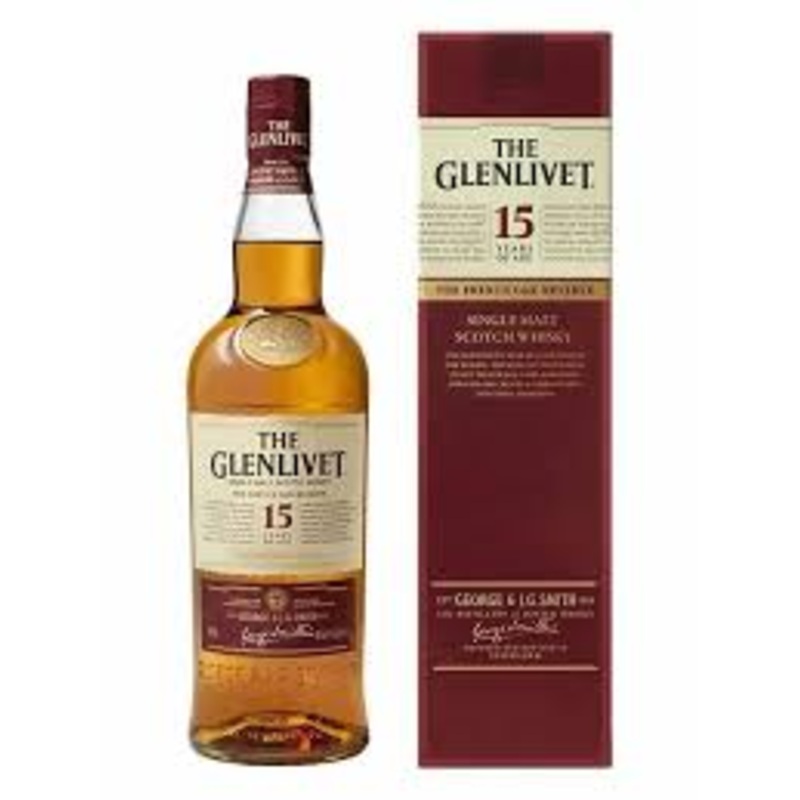 Glenlivet 15 Years French Oak Reserve Single Malt Scotch Whiskey 750 ML