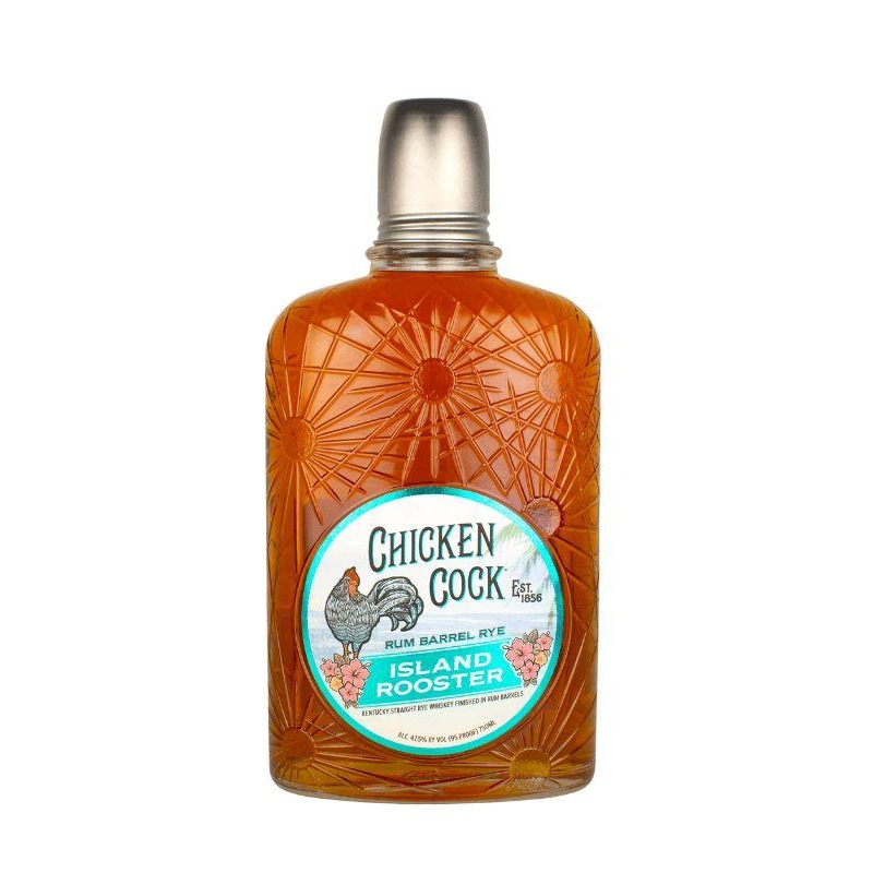 Chicken Cock Island Rooster Rum Barrel Rye Whiskey