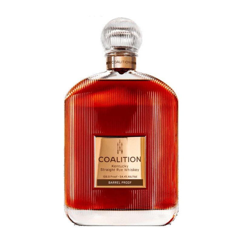 Coalition Barrel Proof Kentucky Straight Rye Whiskey 108.8 Proof 750mL