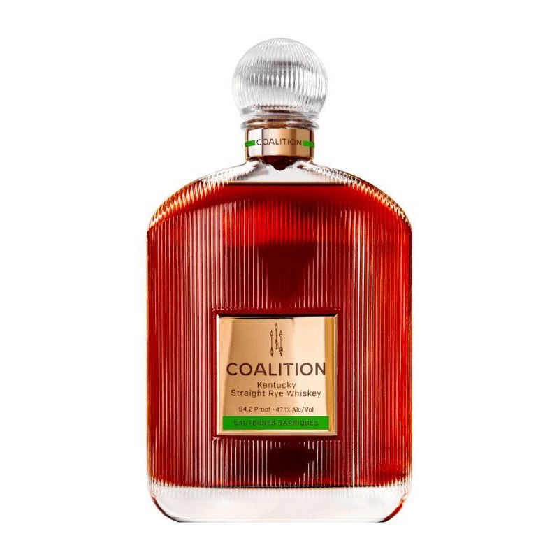 Coalition Finished in Sauternes Barriques Kentucky Straight Rye Whiskey 94.2 Proof 750mL