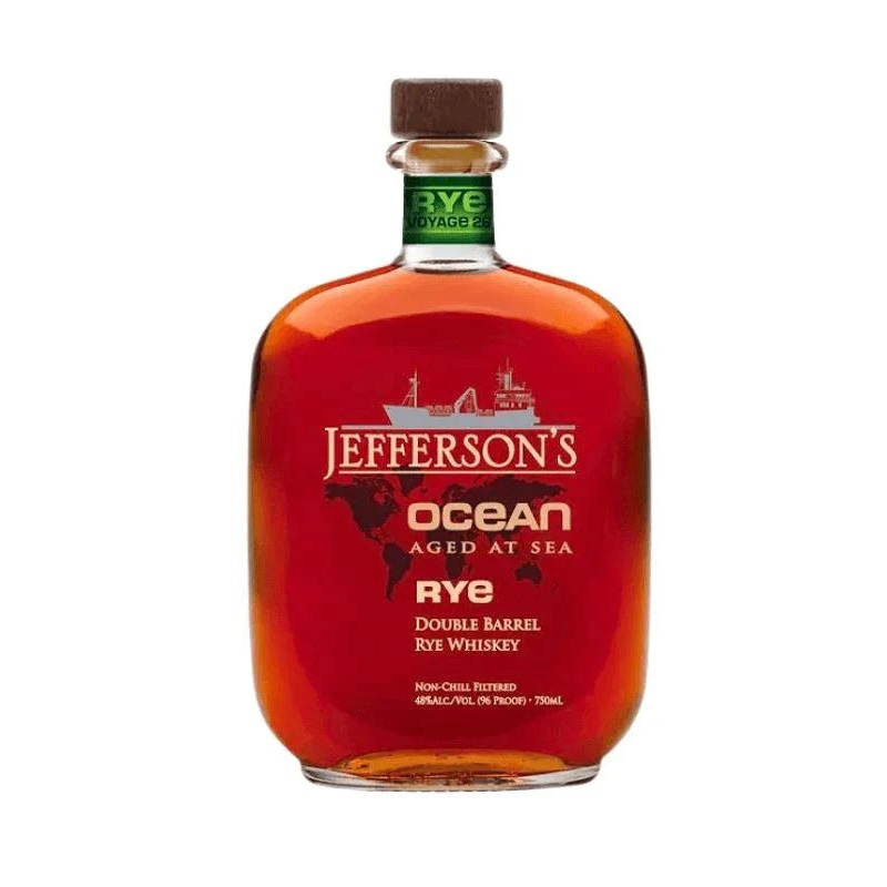 Jeffersons Ocean Aged At Sea Voyage 26 Double Barrel Rye Whiskey 750mL