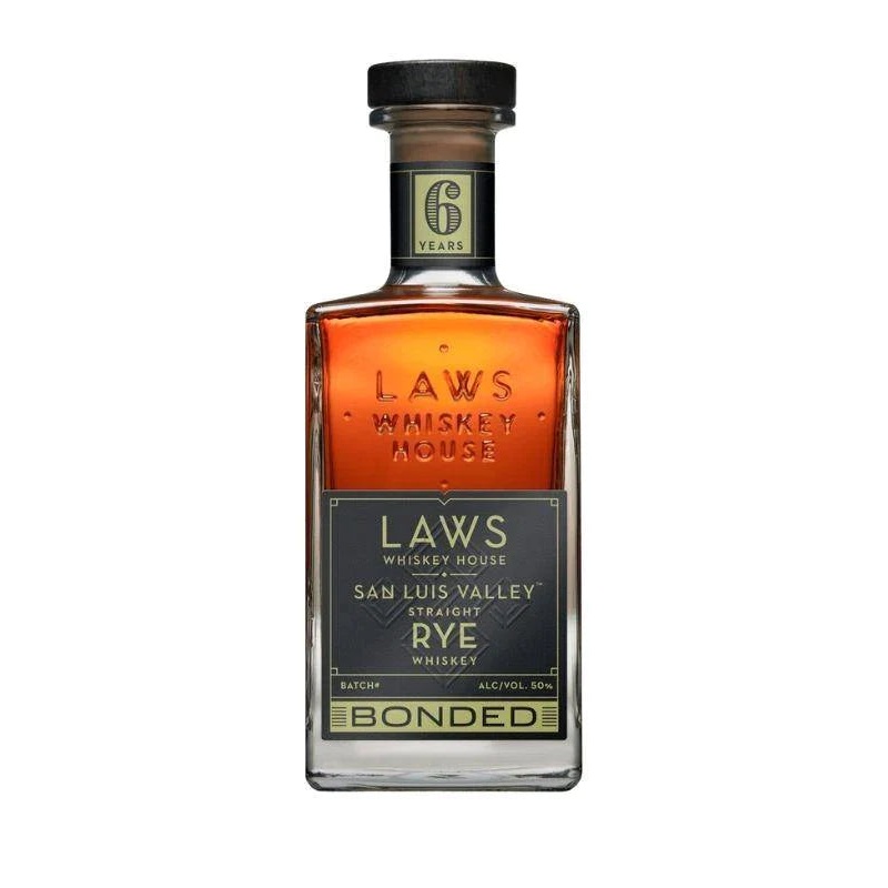 Laws Whiskey House San Luis Valley Straight Rye Whiskey Bonded 750mL