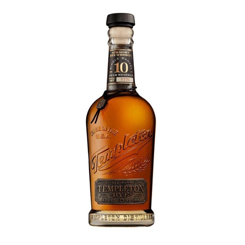 Templeton Rye 10 Year Old Whiskey 750mL