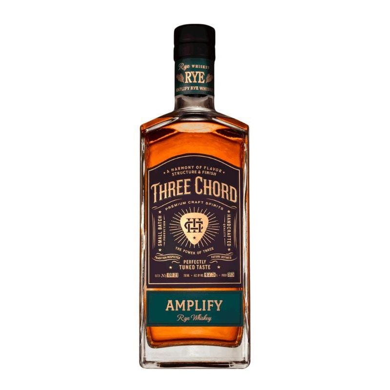 Three Chord Amplify Rye Whiskey 750mL