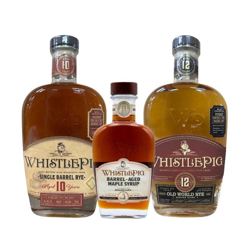 WhistlePig 10 & 12 Year Private Select Single Barrel Rye Bundle
