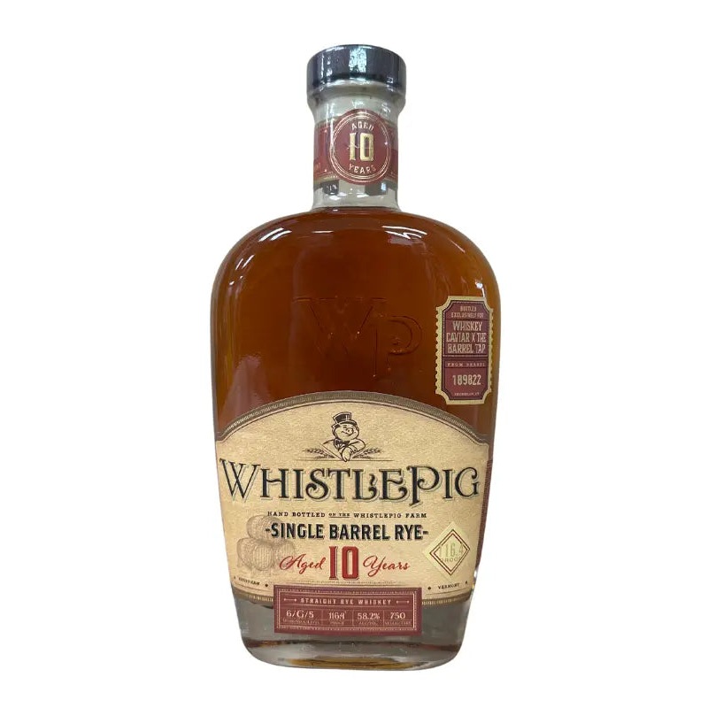 WhistlePig 10 Year Old "Pork Fiction" Single Barrel Rye Whiskey 750mL