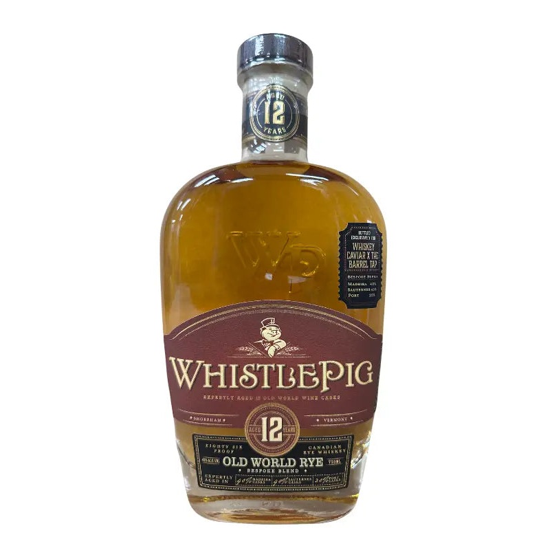 WhistlePig 12 Year Old "All Ryes Are Equal But Some Ryes Are More Equal Than Others" Single Barrel World Rye Whiskey 750mL