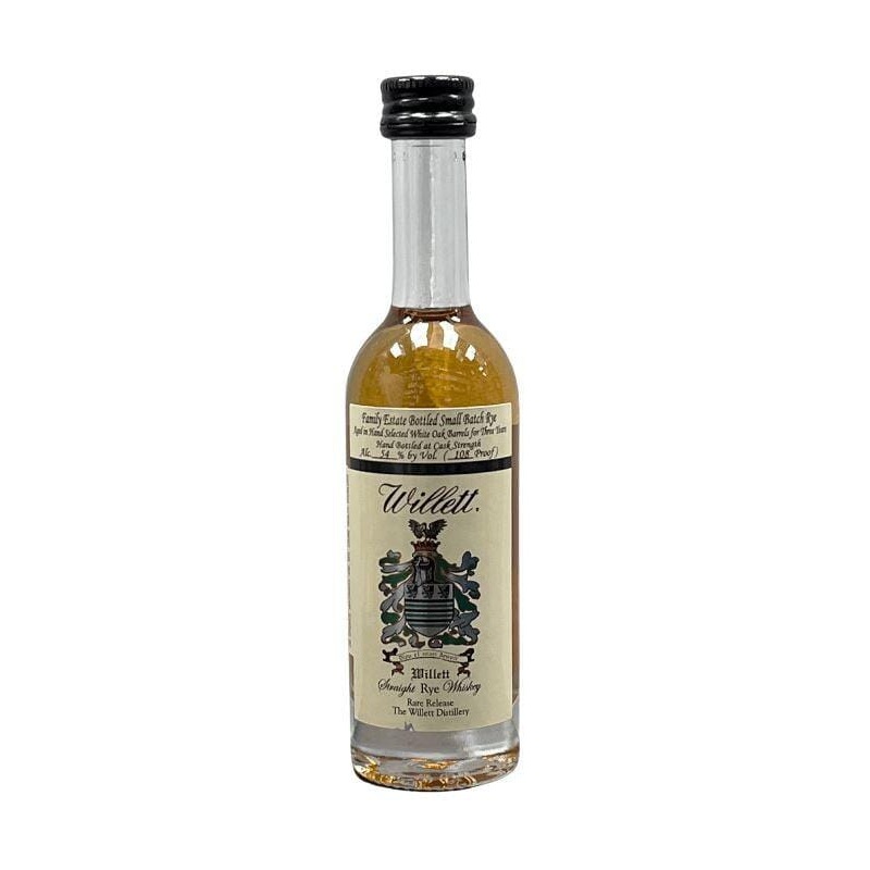 Willett Family Estate 3 Year Old Rye Whiskey Miniature 50mL