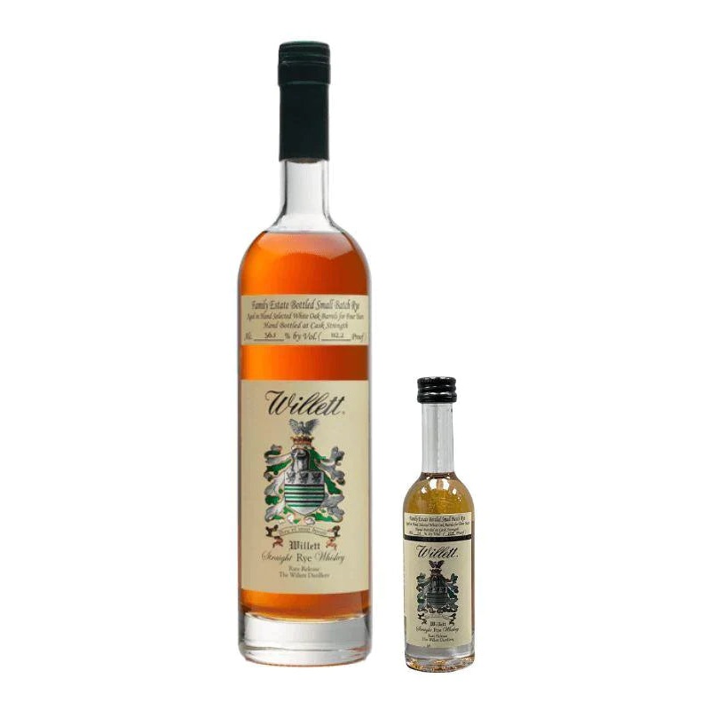 Willett Family Estate 4 & 3 Year Old Rye Whiskey Bundle