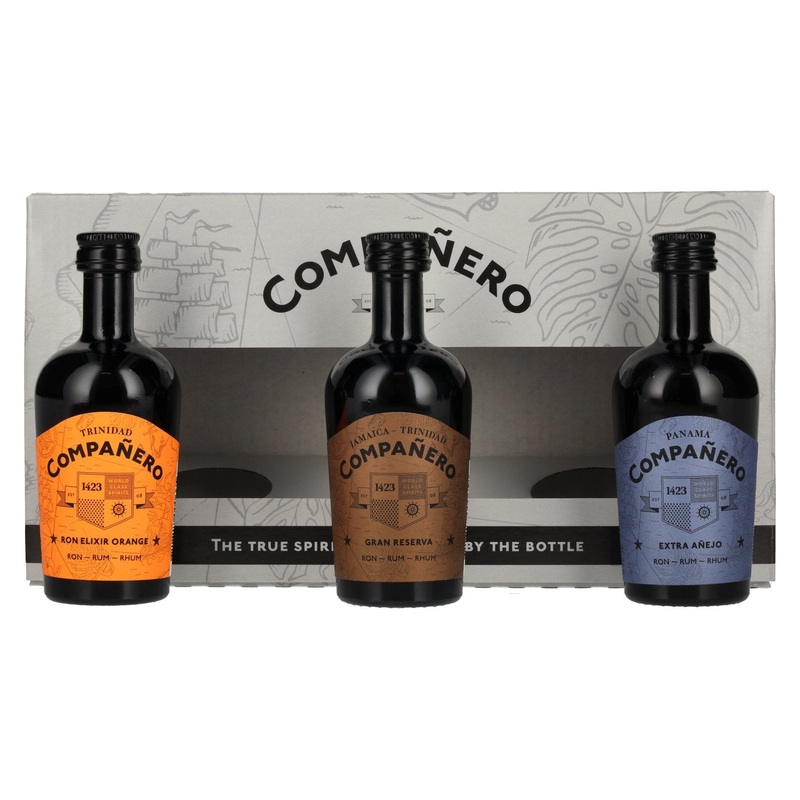 Companero Giftbox 44,7% Vol. 3x0,05l in Giftbox