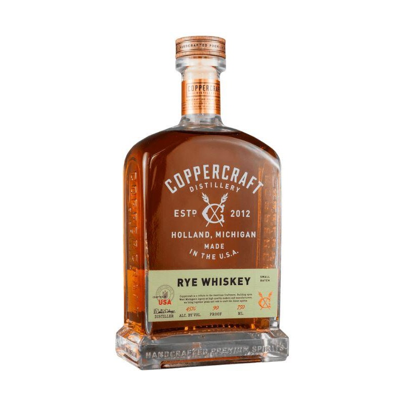 Coppercraft Distillery Rye Whiskey 750mL