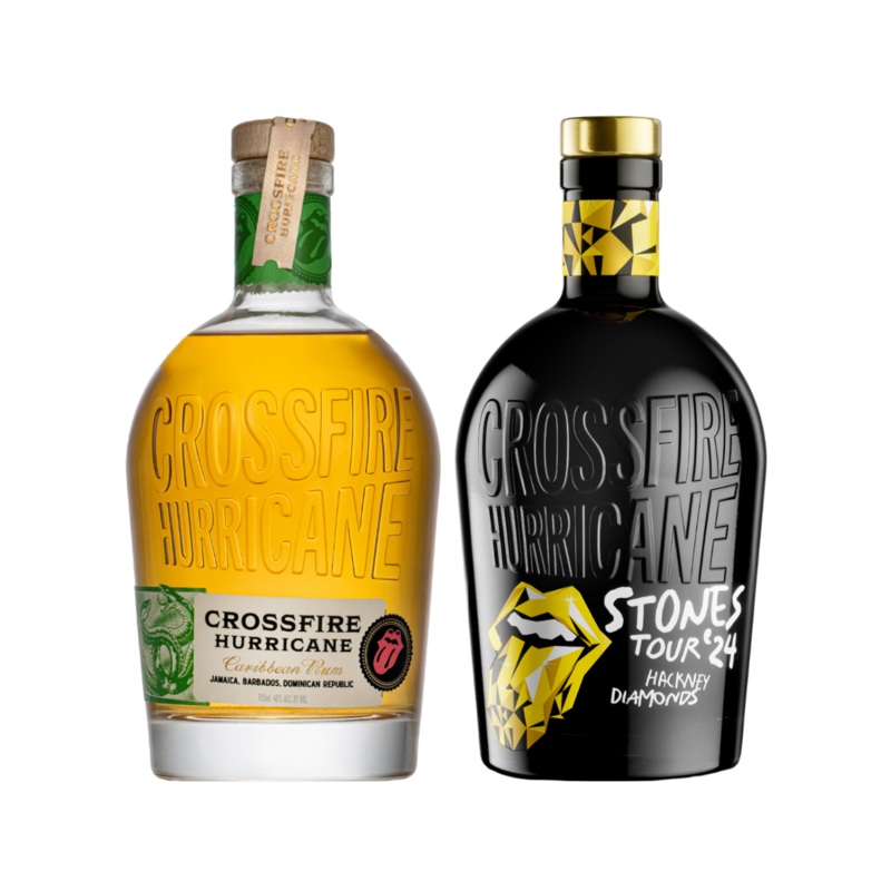 Crossfire Hurricane Rum Limited Edition Hackney Diamonds Gift Set