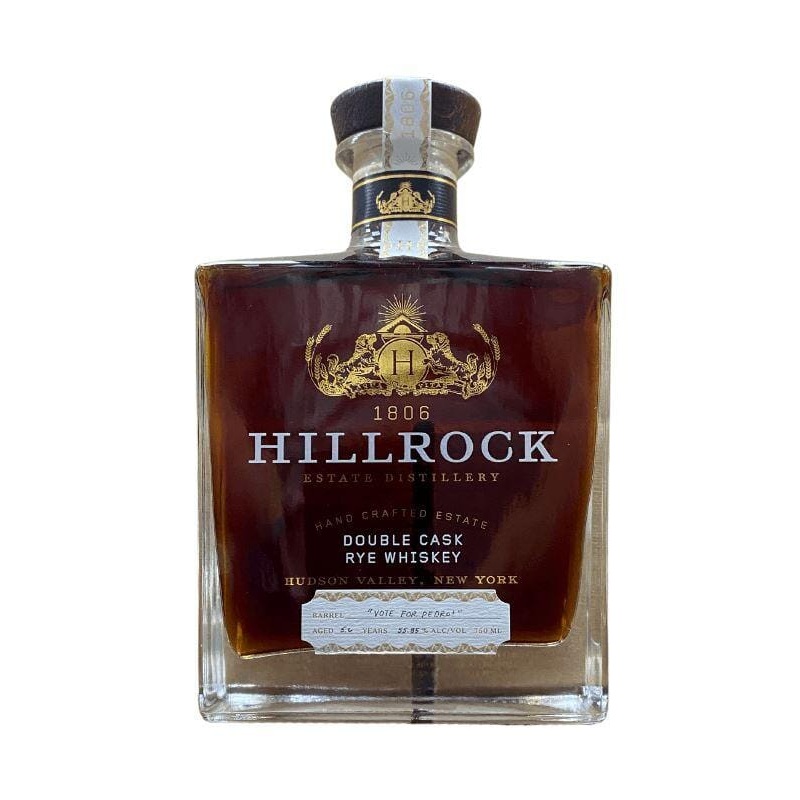 Hillrock Double Cask Rye Whiskey PX Cask Finish 750mL