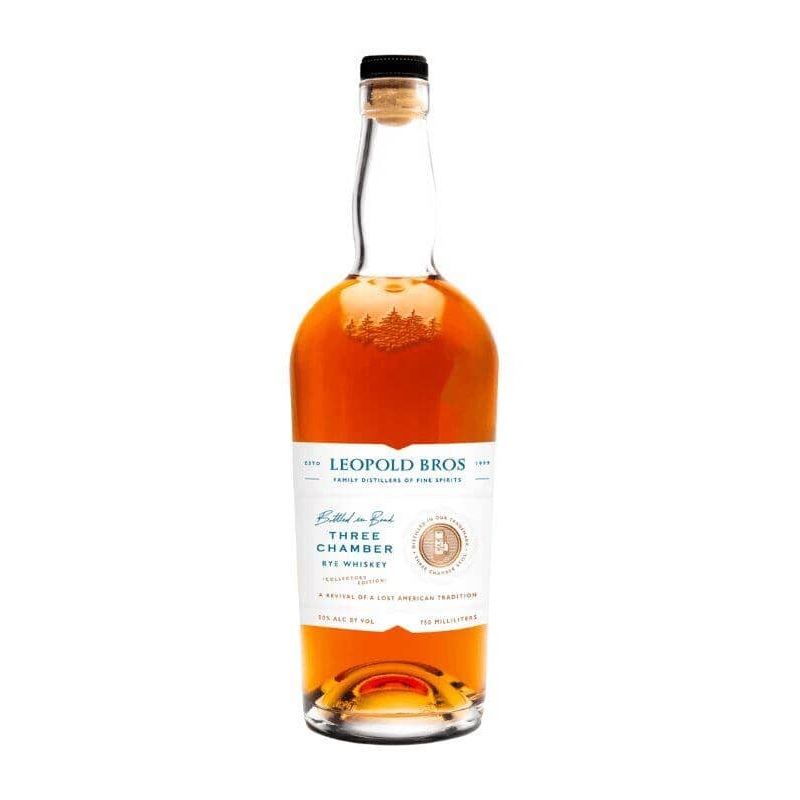 Leopold Bros. Three Chamber Rye Whiskey 2022 Release 750mL
