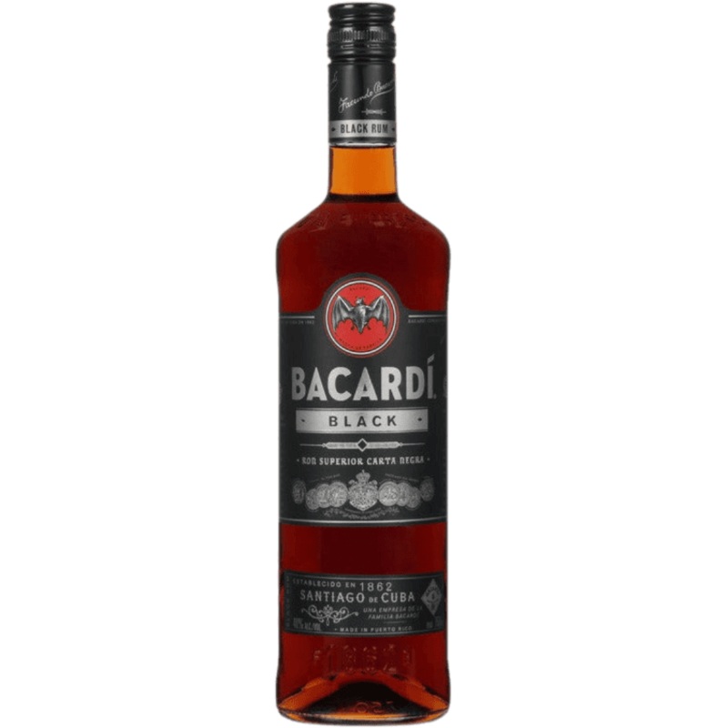 Bacardi Black Rum - 750ML