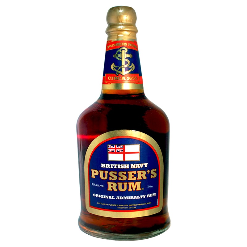 Pussers British Navy Rum 750ml