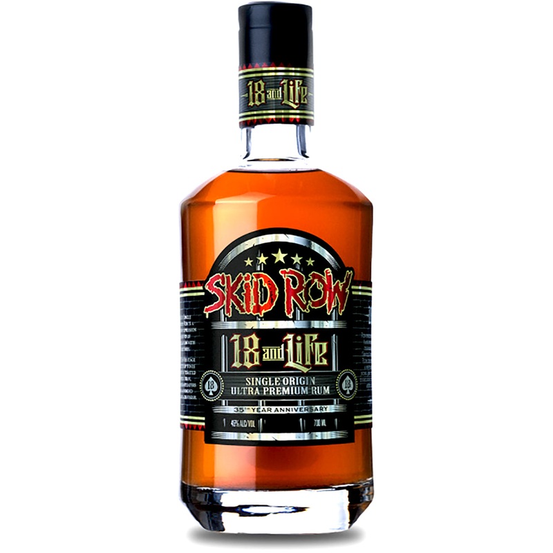 Skid Row 18 and Life Ultra Premium Rum