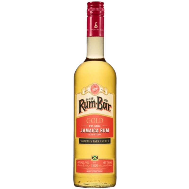 Worthy Park Rum-Bar Gold Premium Jamaican Rum - 750ML