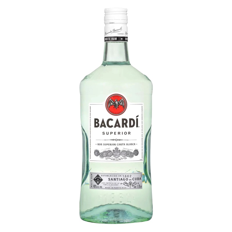 Bacardi Superior Light Rum 1.75 Liter