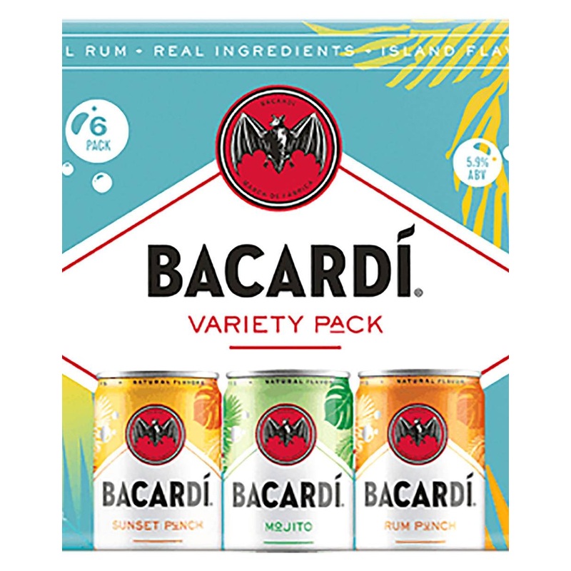 Bacardi Variety Pack Can 6-Pack