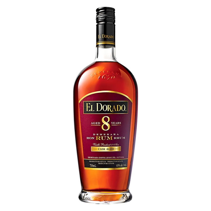 El Dorado 8 Year Rum 750ml