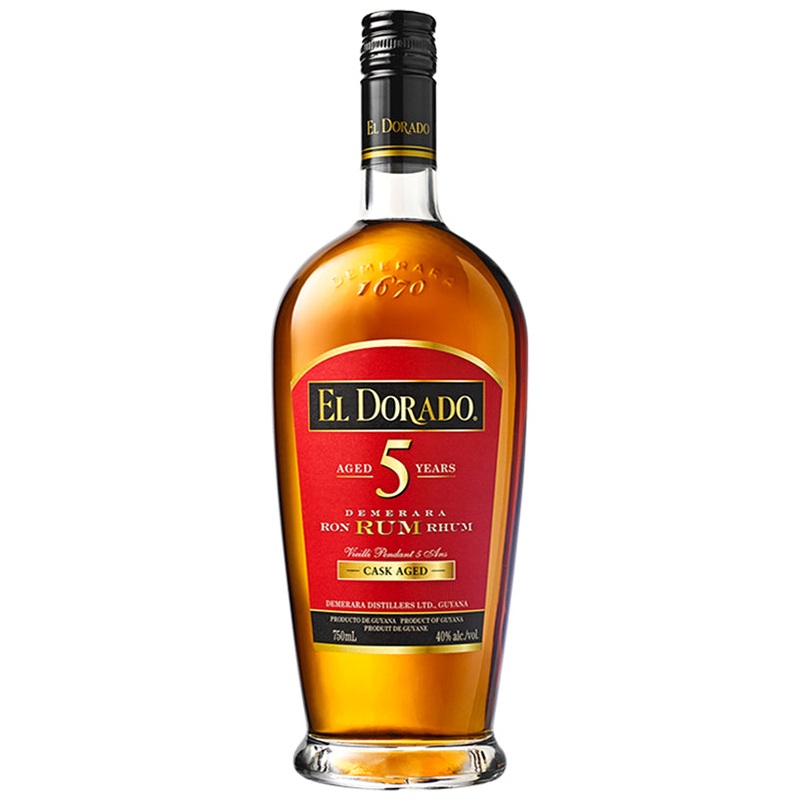 El Dorado Cask 5 Year Rum 750m