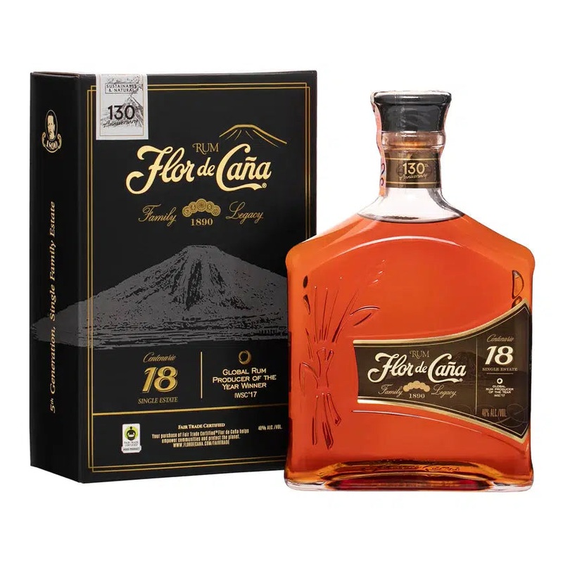 Flor de Cana 18 Year Old Rum 1L