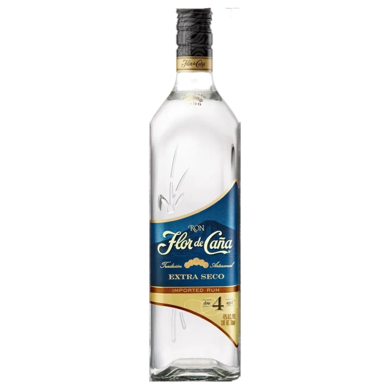 Flor de Cana Extra Dry 4 Year Old White Rum 700ml