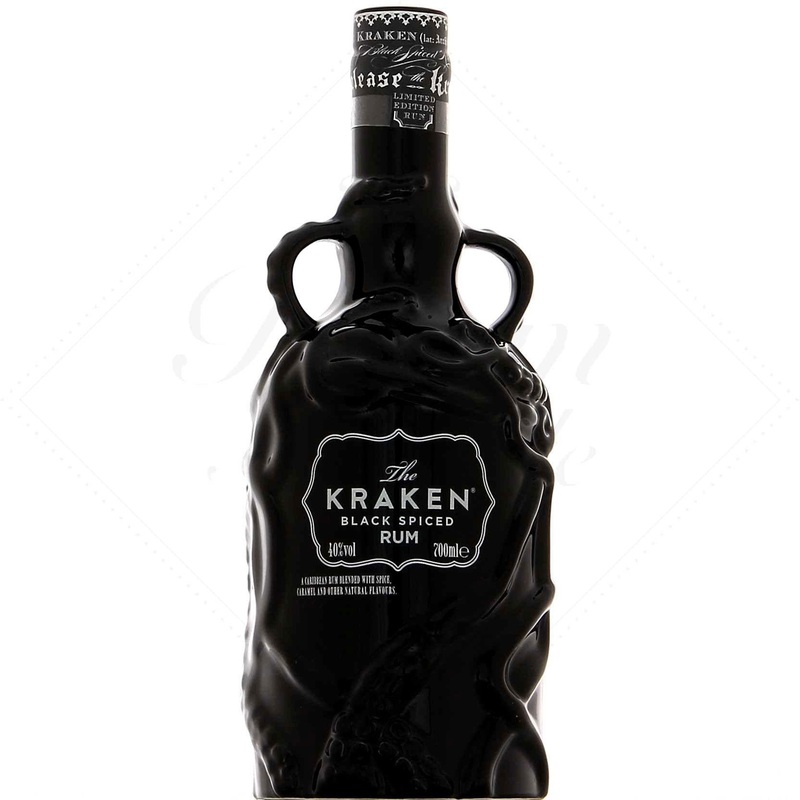 The Kraken Limited Edition Ceramic Black Spiced Rum 700mL  2018 Limited Edition