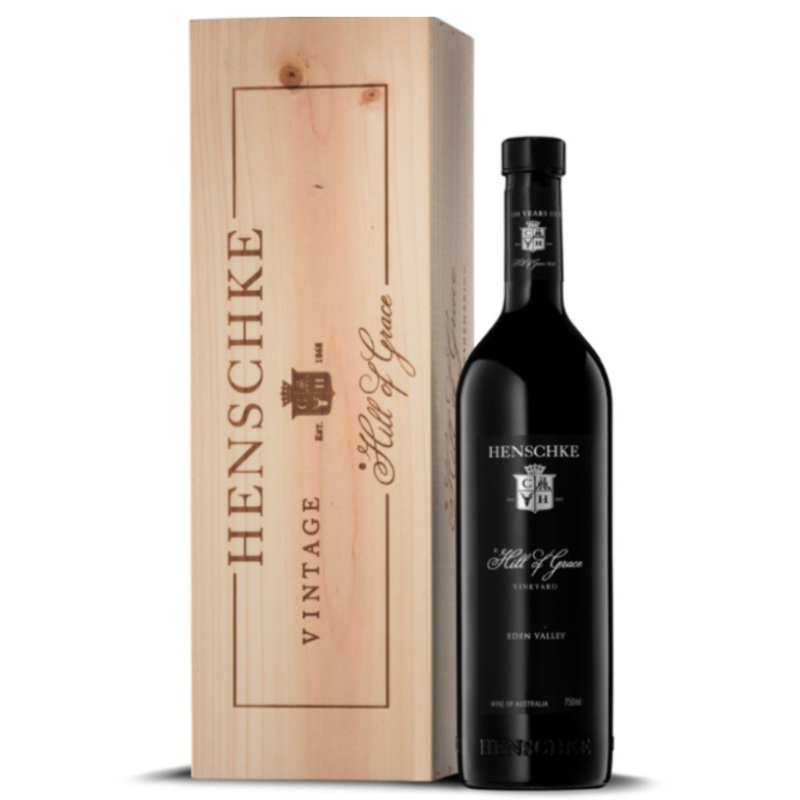 2014 Henschke Hill of Grace Shiraz 750ml Original Wood Box