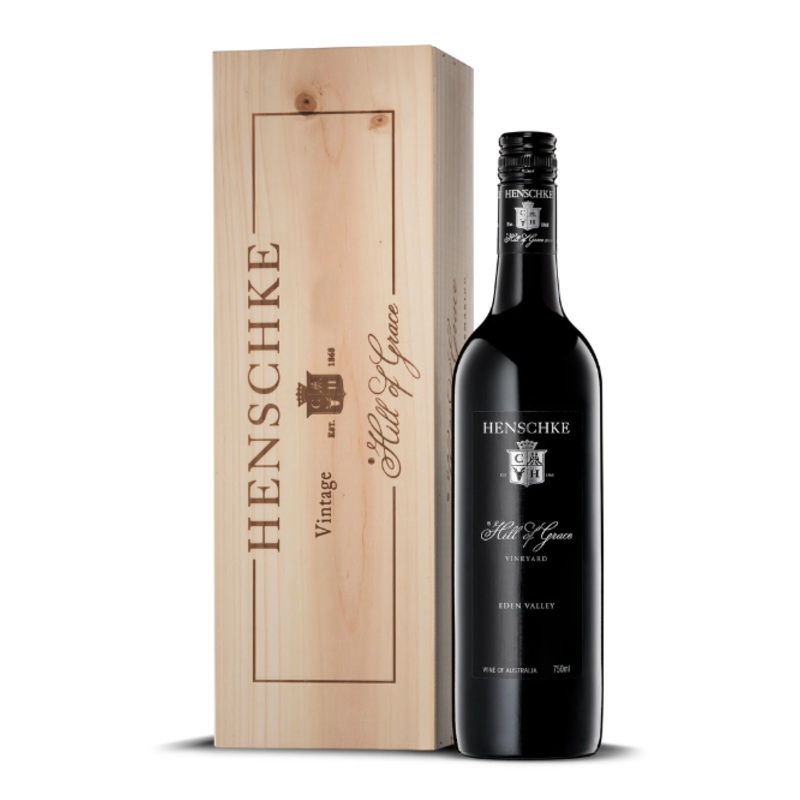 2008 Henschke Hill of Grace Shiraz 750ml Original Wooden Box