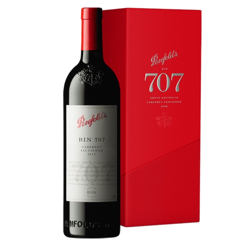 2018 Penfolds Bin 707 Cabernet Sauvignon 750ml Gift Box