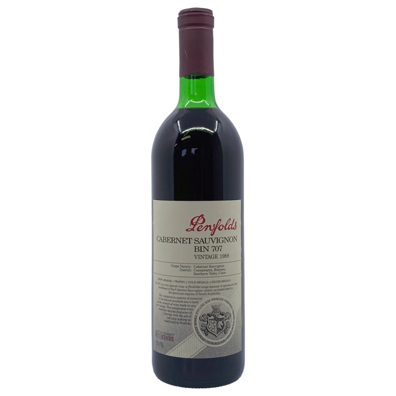 1988 Penfolds Bin 707 Cabernet Sauvignon 750ml