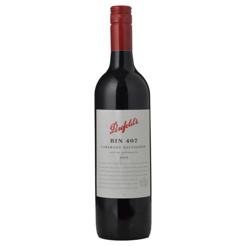 2004 Penfolds Bin 407 Cabernet Sauvignon 750ml