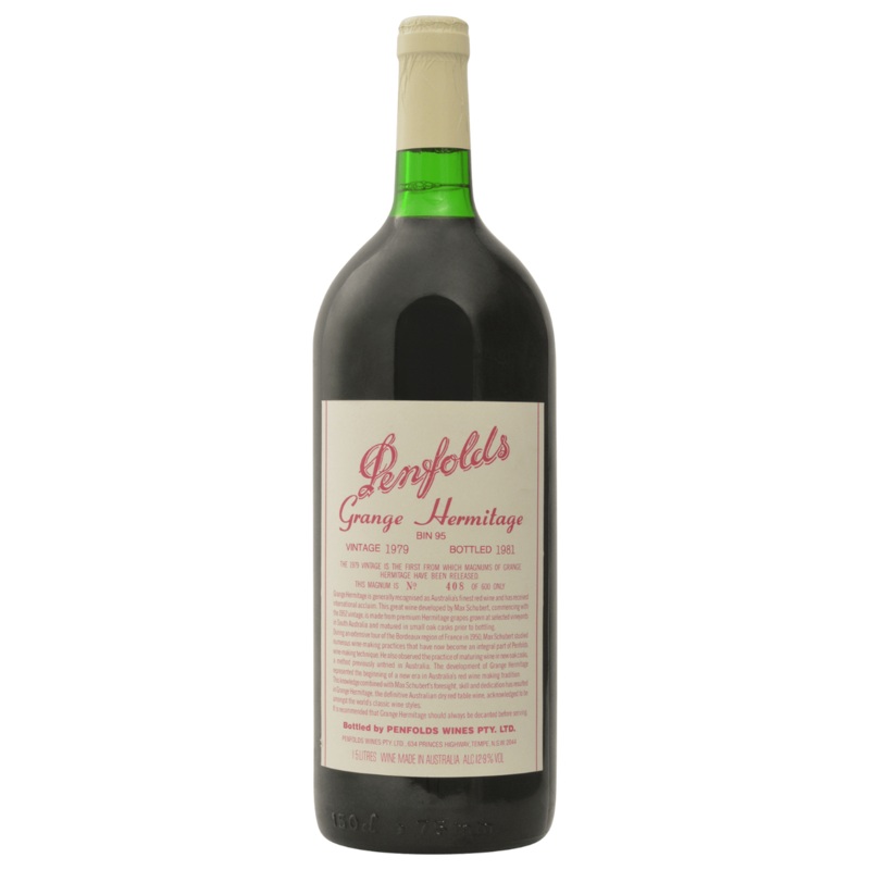 1979 Penfolds Bin 95 Grange Shiraz 1.5L Magnum Timber Case