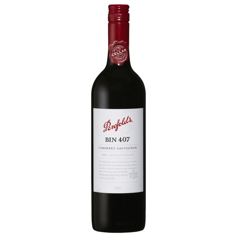 2008 Penfolds Bin 407 Cabernet Sauvignon 750ml