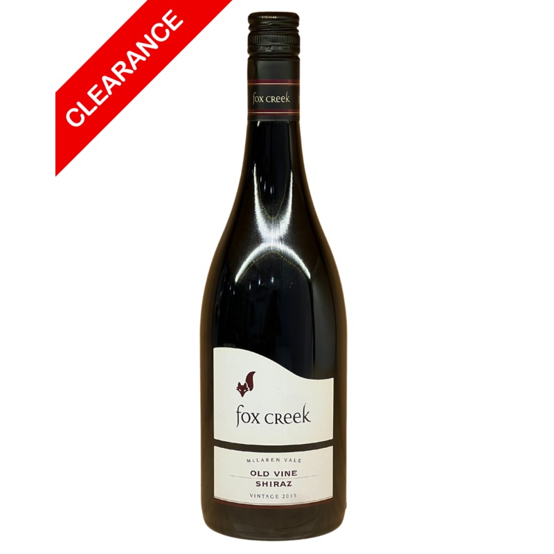2015 Fox Creek Old Vine Shiraz 750ml