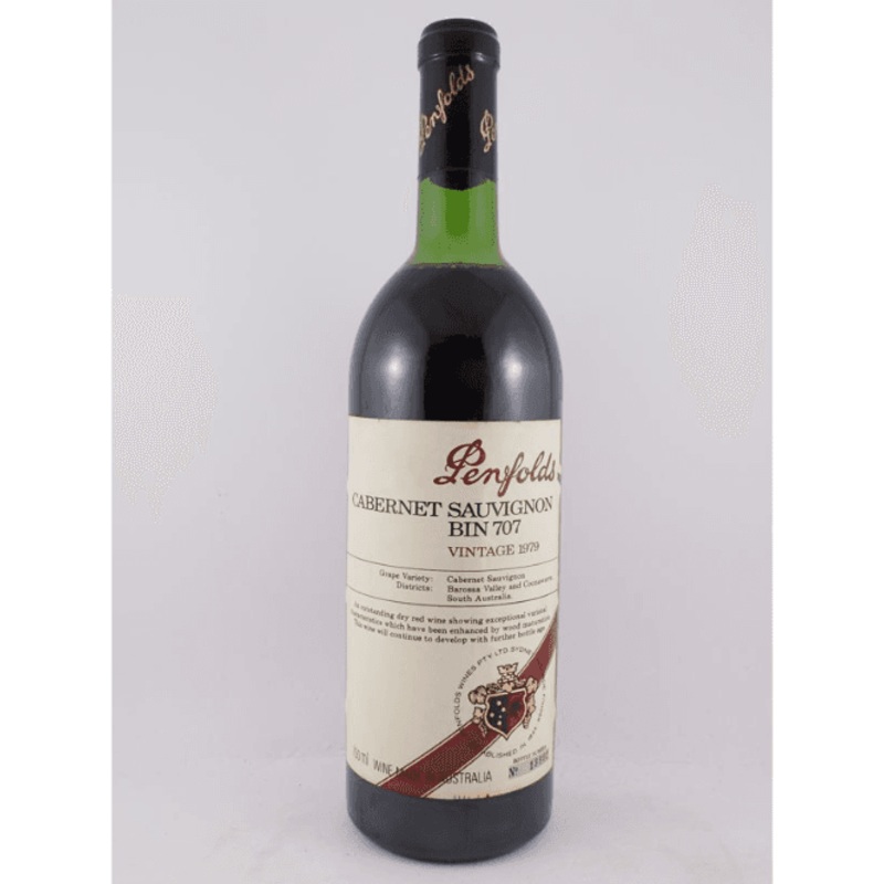 1979 Penfolds Bin 707 Cabernet Sauvignon 750ml