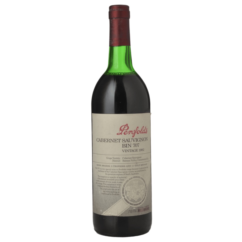1982 Penfolds Bin 707 Cabernet Sauvignon 750ml