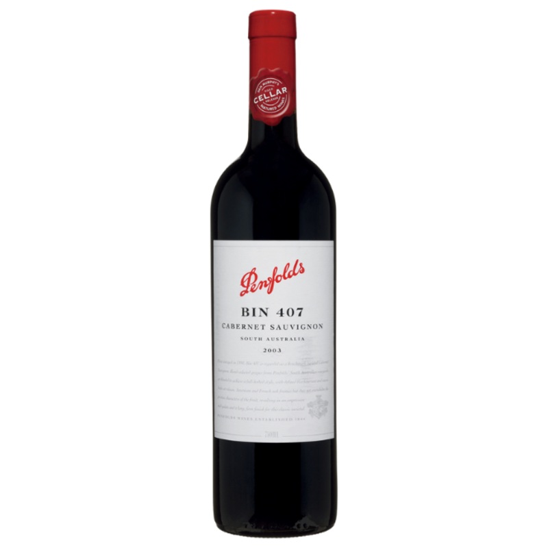 2002 Penfolds Bin 407 Cabernet Sauvignon 750ml