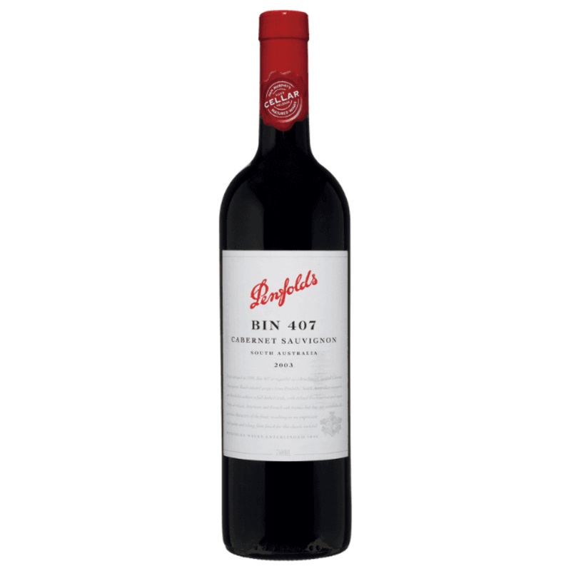 2003 Penfolds Bin 407 Cabernet Sauvignon 750ml