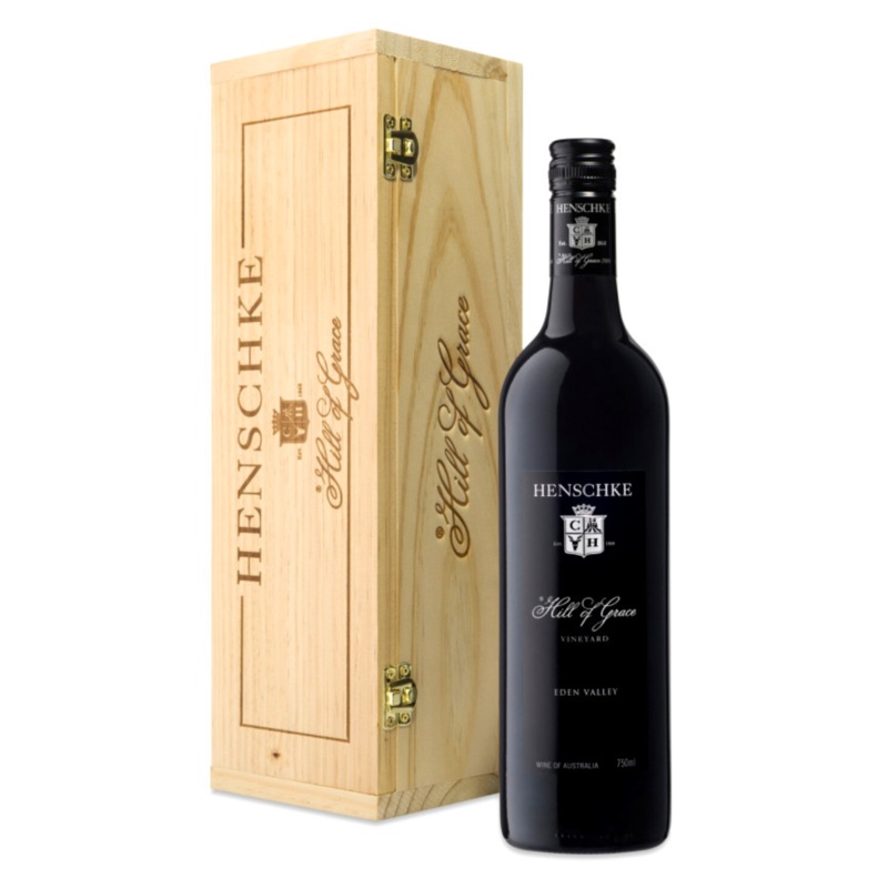 2021 Henschke Hill of Grace Shiraz 750ml Original Wood Box