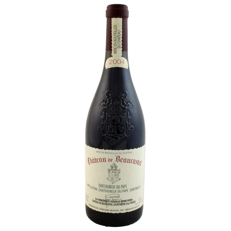 CHATEAU DE BEAUCASTEL Chateauneuf-du-Pape 2004