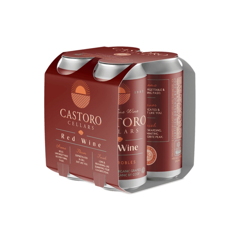 CASTORO CELLARS Paso Robles Red Blend NV 4 Pack