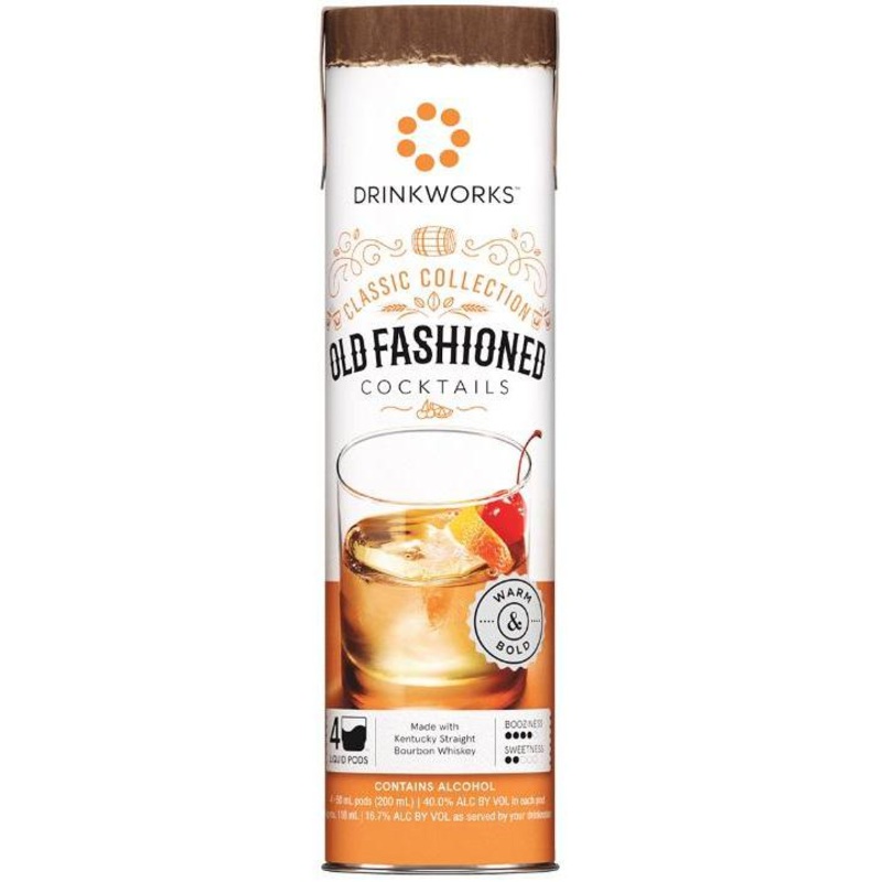 Drinkworks Old Fashioned Classic Collection 4 Pack - 50ml Liquid Pods